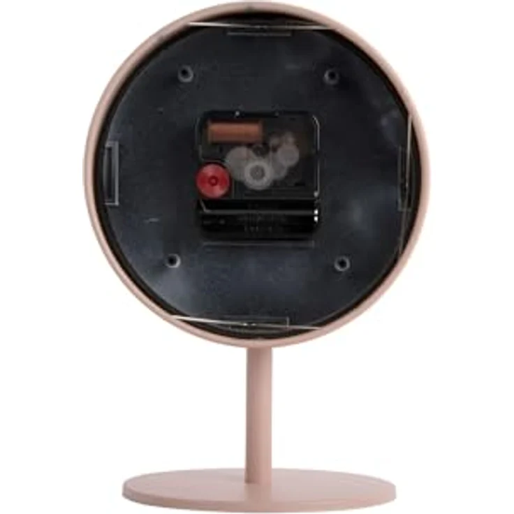Karlsson Tischuhr Stark KA5951PI, exzentrisches Design in rose verwaschen und honiggelb, elegant und robust – Bild 5