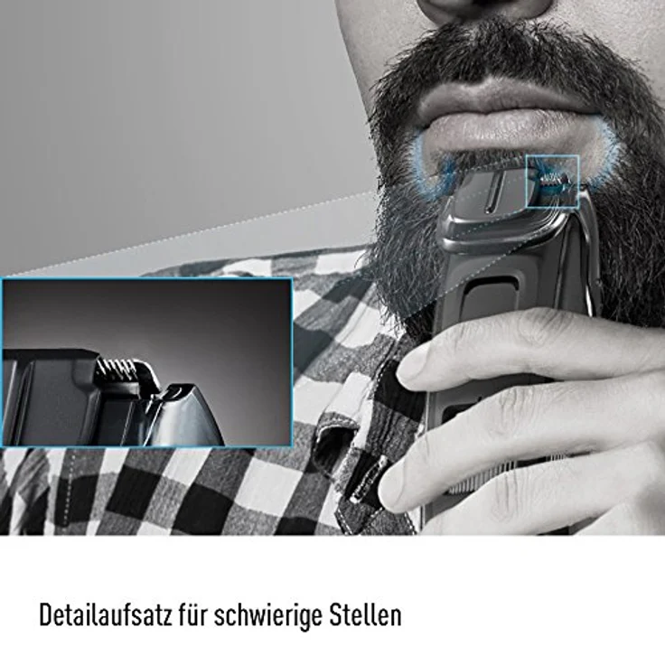Panasonic Bartschneider ER-GB96 mit kammförmigem Klingendesign, mit 58 Schnittlängen, Bart-Trimmer – Bild 5