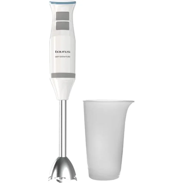 Taurus Stabmixer Handrührgerät BAPI 1200 PURE, 1200 W Leistung, Metallstäbe – Bild 1