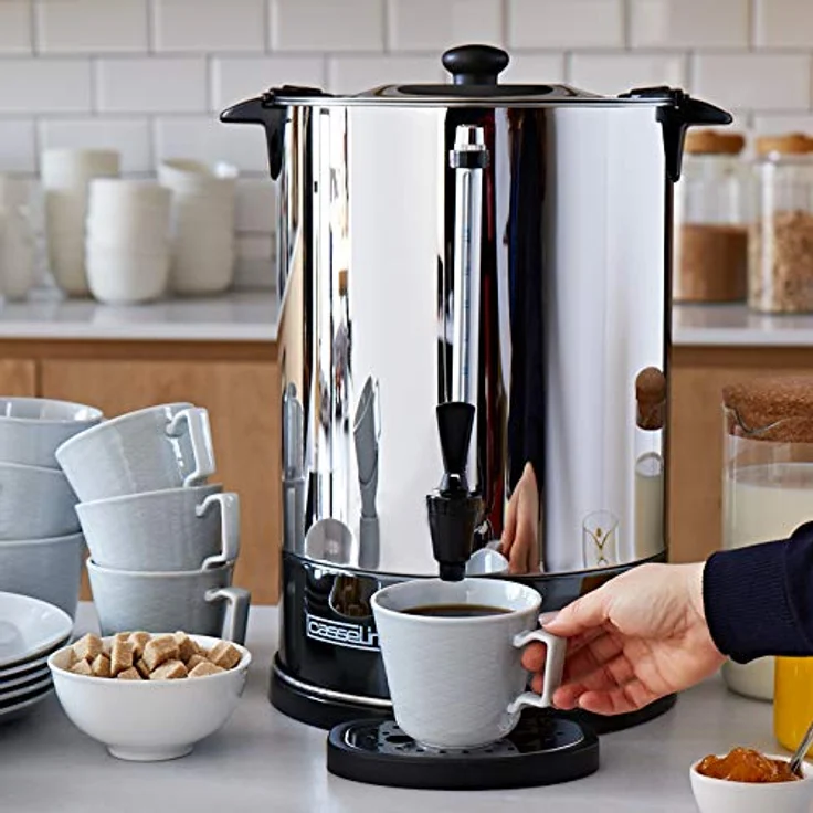 CASSELIN CPC100S Kaffeevollautomat 100 Tassen Sp, Edelstahl – Bild 4