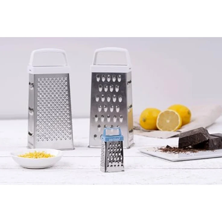 Zenker 44995 INOX Mini Vierkantreibe 7,5x3,7x2,8cm aus ABS-Edelstahl, Kunststoff, Sky-Silber – Bild 6