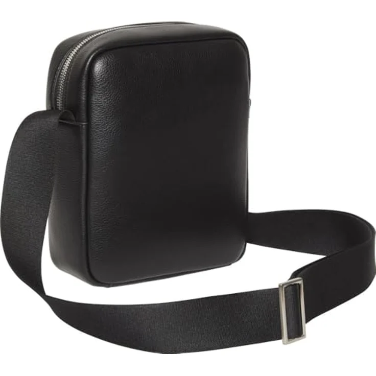 Calvin Klein Raised Umhängetasche, 19 cm x 8 cm x 22 cm, schwarz, 100% Polyurethan – Bild 3