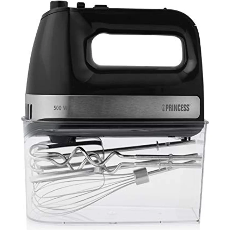 Princess 222206 Handmixer, 500W, Kunststoff, schwarz, silber – Bild 6