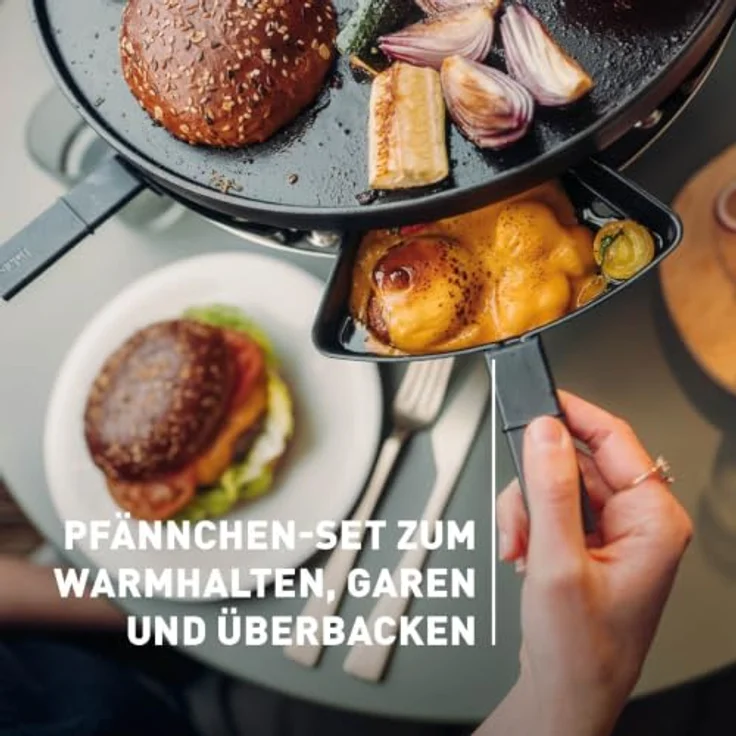 höfats CIRCLE 35, Tischgrill mit Bioethanol, Indoor & Outdoor, flexible Temperaturkontrolle, emaillierte Gusseisen-Grillplatte – Bild 7