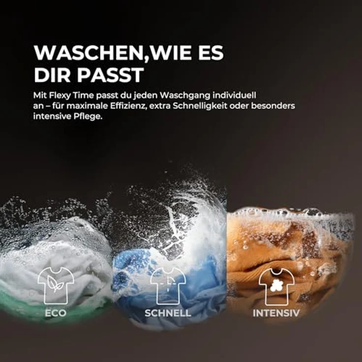 Haier Waschtrockner HWD80-BP14637T, 8 kg Waschen, 5 kg Trocknen, 1400 U/min, Smart AI Automatikprogramm, Weiß – Bild 6