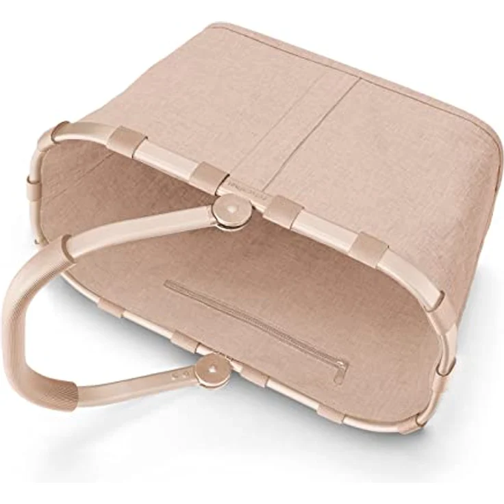 reisenthel carrybag Einkaufskorb mit Henkel Einkaufstasche Shopping Tragetasche frame twist coffee – Bild 2