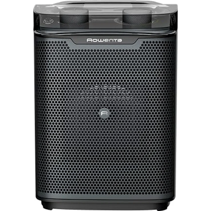 Rowenta Intense Comfort Aqua Heizlüfter SO9350F0, 2 Leistungsstufen, spritzgeschützt IP21, für Badezimmer geeignet, kompakt, Thermostat, leise, Tragegriff, Schwarz – Bild 2