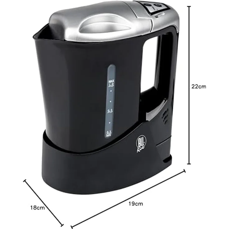 All Ride Wasserkocher 1,0 L 24V/300W, Schwarz – Bild 5