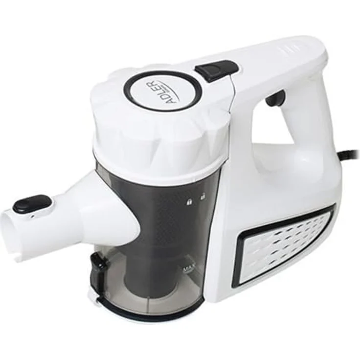 Adler Handstaubsauger AD 7036w, 800W, beutellos, Autostaubsauger, 1,5L Staubbehälter, weiß – Bild 3