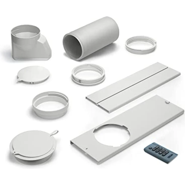 De'Longhi Pinguino PAC EX105 Mobiles Klimagerät mit EcoRealFeel-Technologie, 10.000 BTU/h, für Räume bis 100m³, Entfeuchtungs- & Ventilationsfunktion, 24h-Timer, Energieeffizienzklasse A+++, Weiß – Bild 4
