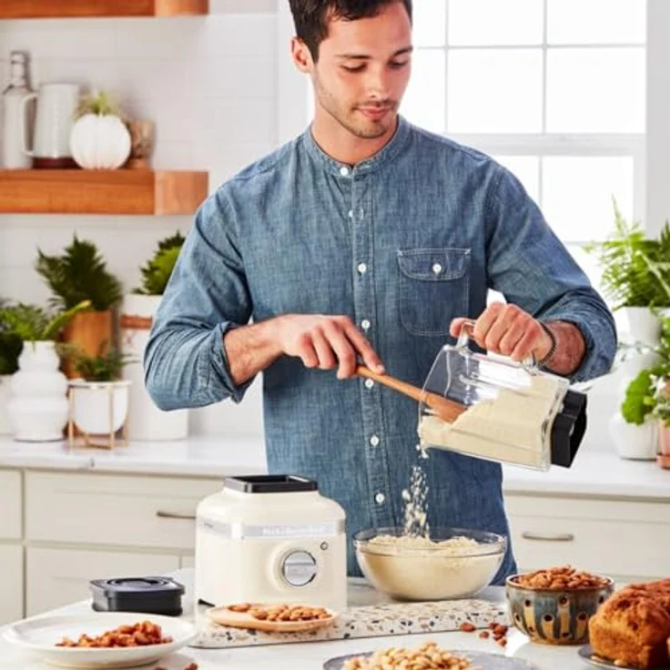 KitchenAid Artisan 5KSB4026EAC Standmixer mit IntelliSpeed, 1200W, 1,4L Glasbehälter, crème, Serie: 5KSB4026 – Bild 6