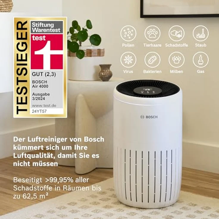 Bosch Air 4000 Luftreiniger 62 m² – Bild 2