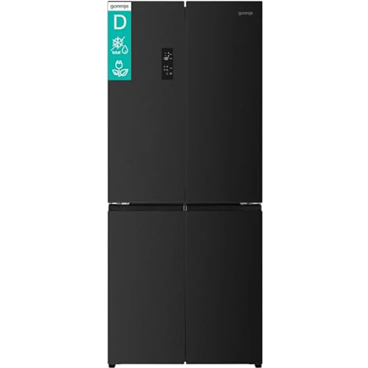 Gorenje NRM819D61BX Kühl-/Gefrierkombination, Crossdoor, 460 Liter, NoFrost Plus, leiser Betrieb, Schwarz – Bild 2