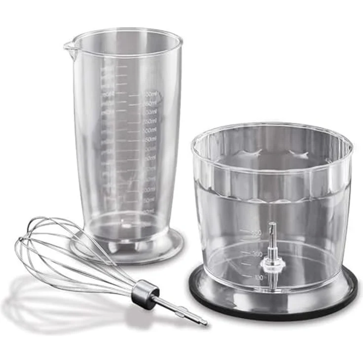 Russell Hobbs Stabmixer 3-in1 Matt Schwarz (Zerkleinerer, Mixer- & Schneebesenaufsatz) BPA-freies & spülmaschinenfestes Zubehör, Pürierstab f. Smoothie, Suppen, Joghurt, Saucen, Babynahrung 24702-56 – Bild 2