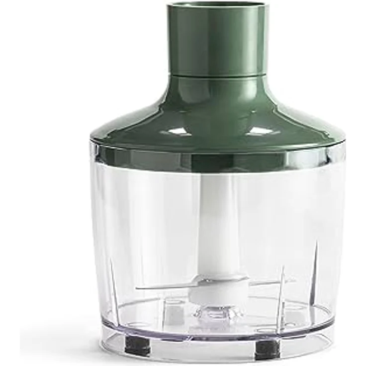 Tognana Iridea Handmixer, 3-in-1 mit Beater Whisk, 600 ml Tumbler und 500 ml Chopper, Salbeigrün – Bild 2