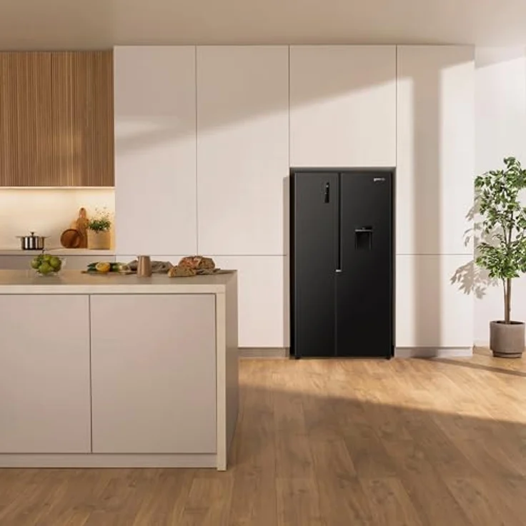 Gorenje NRS917E41BXWD R, Freistehender Side-by-Side Kühlschrank mit 347 l Kühl- und 197 l Gefriervolumen, Schwarz, LED-Display, 2 Türen, akustisches Warnsignal – Bild 17