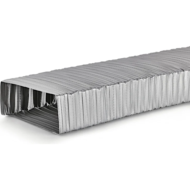 Naber COMPAIR flow 150 GREENflow Flexkanal 1000 mm 4043093, Schwer entflammbar B1, Silber