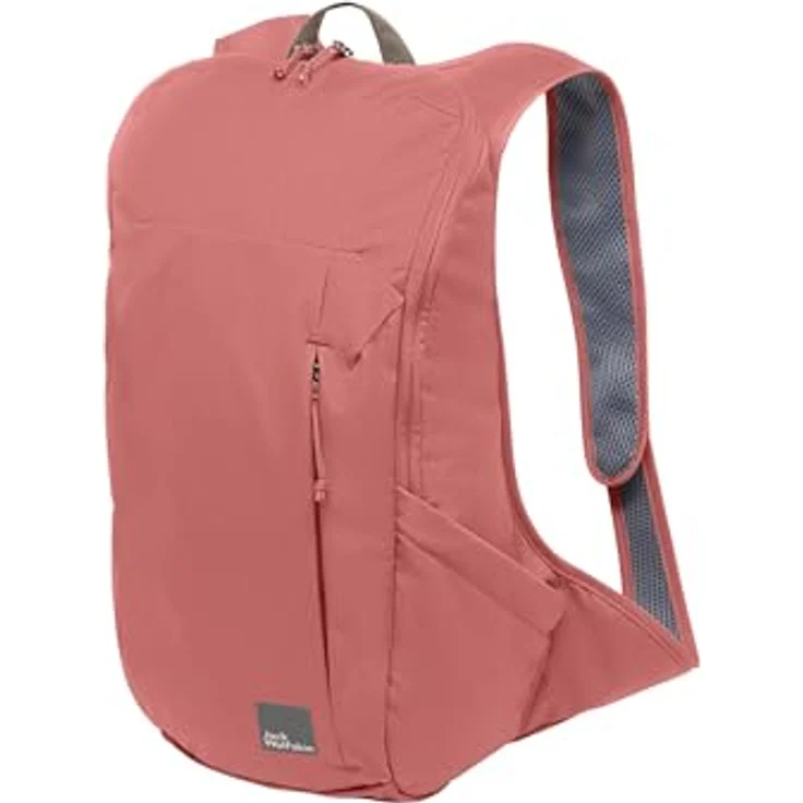 Jack Wolfskin Waimea Tagesrucksack, 15 L Kapazität, mineral red, mit gepolstertem Airmesh Rücken und Seitentaschen – Bild 2