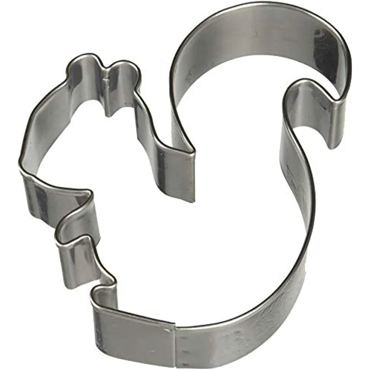 Birkmann 1010707410 Ausstechform Eichhörnchen klein 7 cm, Kunststoff, Grau, 5 x 3 x 2 cm – Bild 2