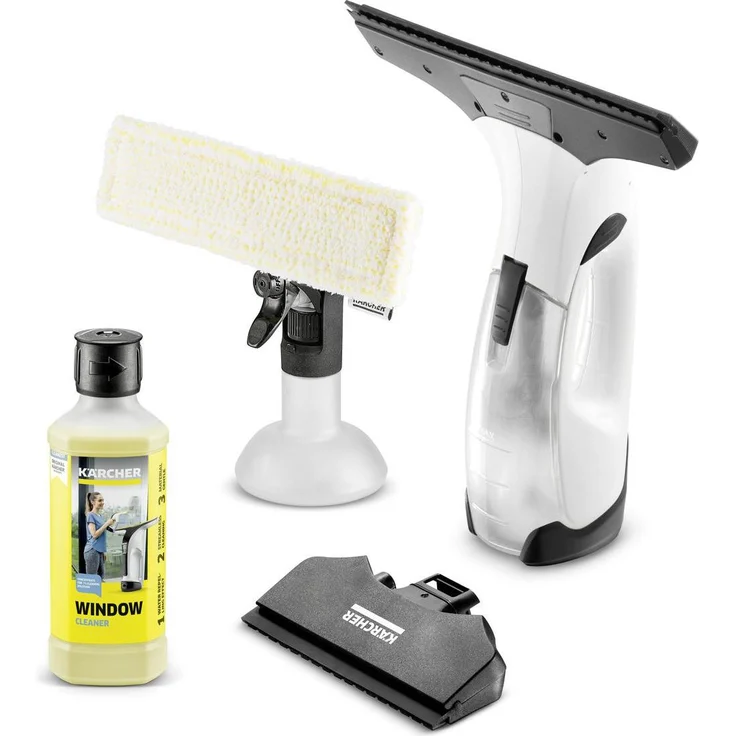 Kärcher WV 2 Plus N 1.633-660.0 D500, Fenstersauger mit integrierter Absaugfunktion und ergonomic Design
