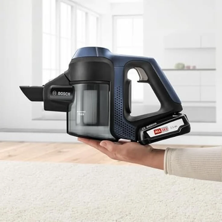 Bosch Serie 2 BCHF220B Handstaubsauger, Beutellos, Trocken, Zyklonal, Schwarz, Für Blanken Boden, Teppich und Harten Boden, Batterie/Akku – Bild 3