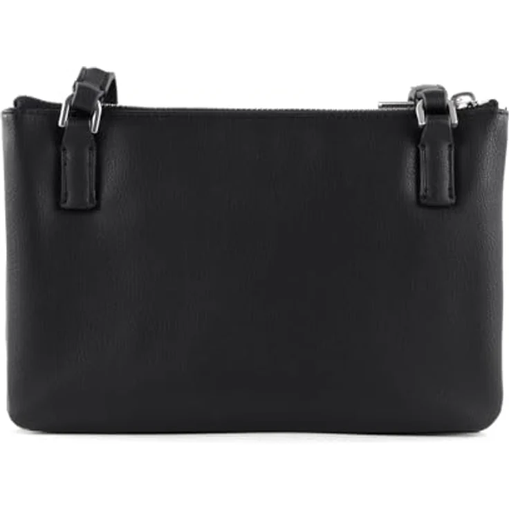 Tommy Hilfiger Emblem Umhängetasche, 21 cm, schwarz, aus 100% Polyurethan, kompakt und modern – Bild 3