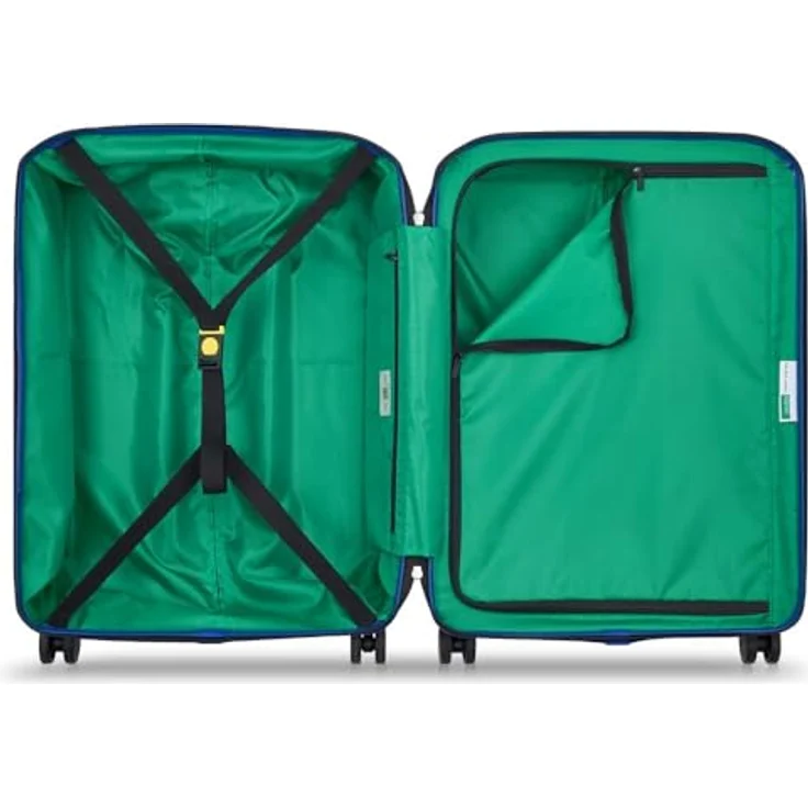 DELSEY PARIS x United Colors of Benetton United – Hartschalenkoffer 65 cm x 46 cm x 27 cm – 68 l – L, weiß, L - TSA-Codeschloss, leise Räder, optimale Organisation – Bild 4