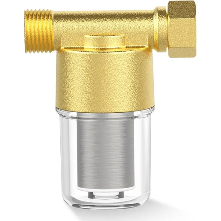Behogan Wasserfilter für Wasserhahn, Edelstahl-Filterelement 40μm, vielseitige Anwendung und robuste Konstruktion