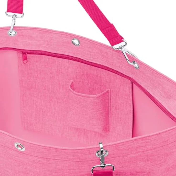reisenthel, Einkaufshilfe, shopper XL twist pink, Pink, Wasserdichte Shopper Tasche für Shoppingtouren – Bild 3
