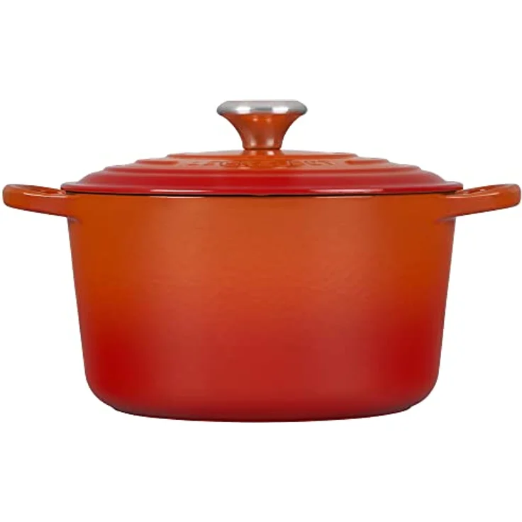 Le Creuset Signature Bräter, hoch, rund, 24 cm, ofenrot – Bild 2