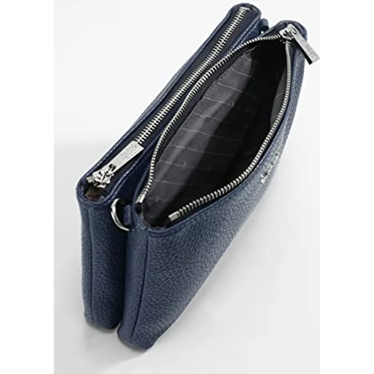 L.Credi Ella Umhängetasche, 14 cm, marineblau, 100% Polyurethan, 24 cm x 4 cm x 14 cm – Bild 8