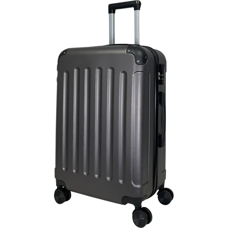 MTB Koffer Reisekoffer ABS Trolley 4 Zwillingsrollen M/L/XL oder Set, hochwertige Hartschale, 360° Rollen-System, STARKE TRAGEGERIFFE, integriertes Zahlenschloss, stapelbare Größen, verschiedene Farben – Bild 1