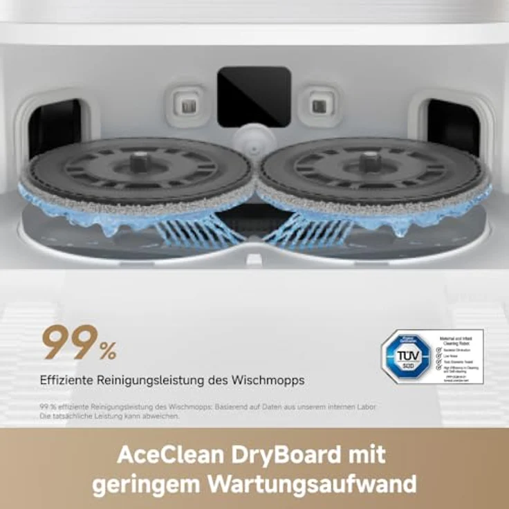 dreame L50 Ultra AE Saug- und Wischroboter, 28.000 Pa Saugkraft, automatische Entleerung, Wischmopp-Selbstreinigung bei 100 °C, Hindernisvermeidung, 360°-Navigation – Bild 5