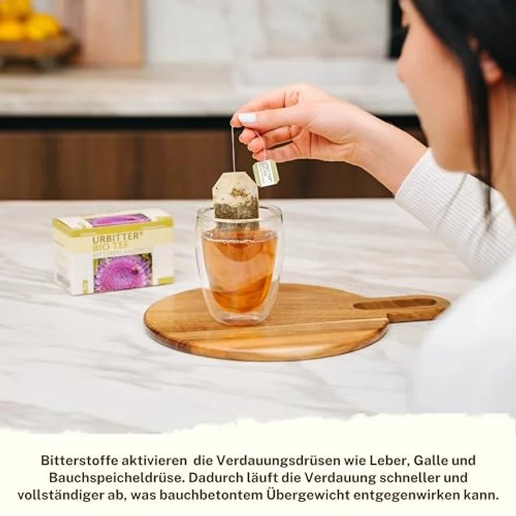 Dr. Pandalis Urbitter Bio Tee, 30 g Komposition aus bitteren Wildkräutern und -früchten für aromatischen Aufguss – Bild 7