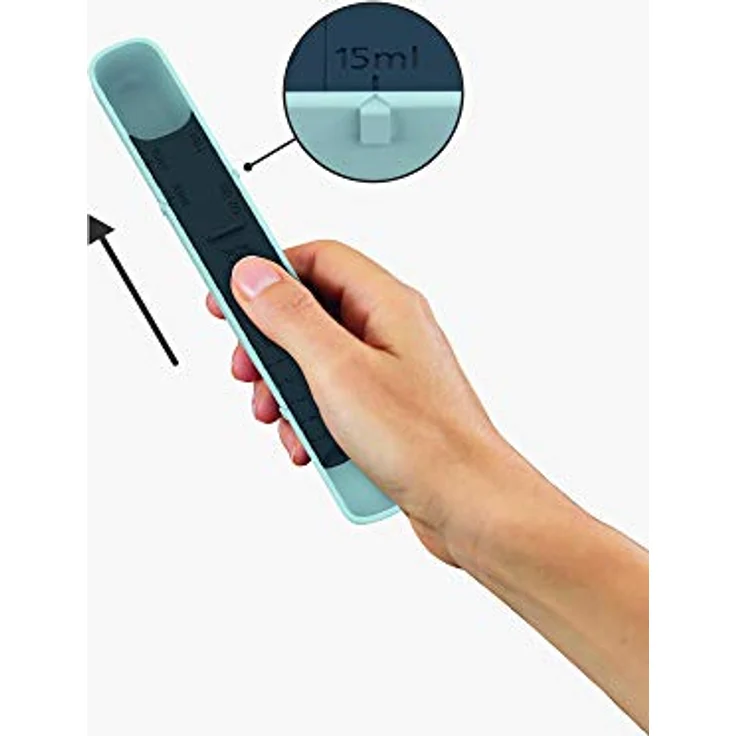 Joseph Joseph 40105 Measure-Up Verstellbarer Messlöffel – Blau, Plastic – Bild 2
