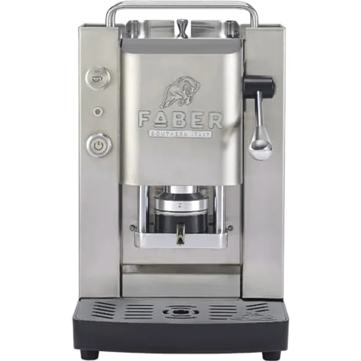 Faber Pro Inox Essential, Kapselmaschine in Matt Satin mit modernem Design – Bild 2