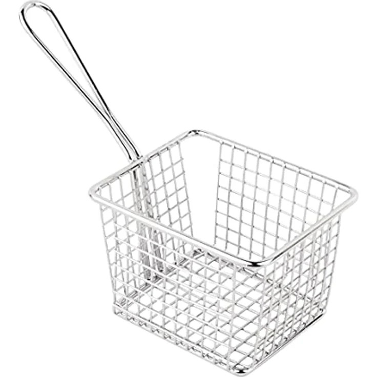 Assheuer + Pott APS 40621 Servier-Frittierkorb SNACKHOLDER, Edelstahl, 13 x 10,5 cm, Höhe 9 cm – Bild 3
