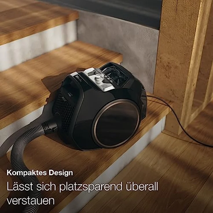 Miele Boost CX1 Bodenstaubsauger, 890 Watt, beutellos, 1 m Aktionsradius, Lotosweiß-Rot – Bild 4