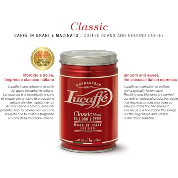 Lucaffe Classico, Espresso Bohnen, 250g – Bild 3