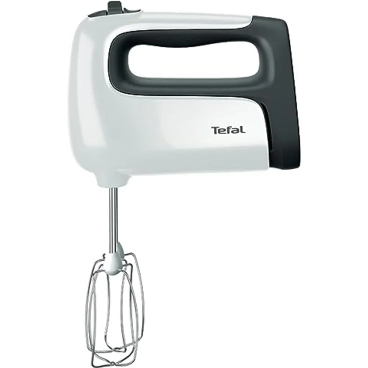 Tefal HT4611 PrepMix+ Handmixer, 500W, 5 Stufen, Turbo, inkl. Messbecher, weiß, schwarz – Bild 2
