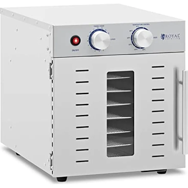 Royal Catering RCDA-800/23S Dörrautomat 800 W 8 Etagen Dörrgerät Dehydrator