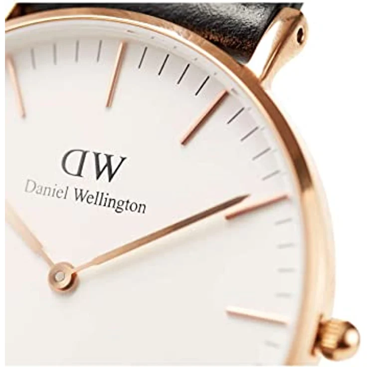 Daniel Wellington Classic Uhr 36mm Double Plated Stainless Steel (316L) Rose Gold, elegant und edel aus veredeltem Edelstahl, 36mm Durchmesser – Bild 5