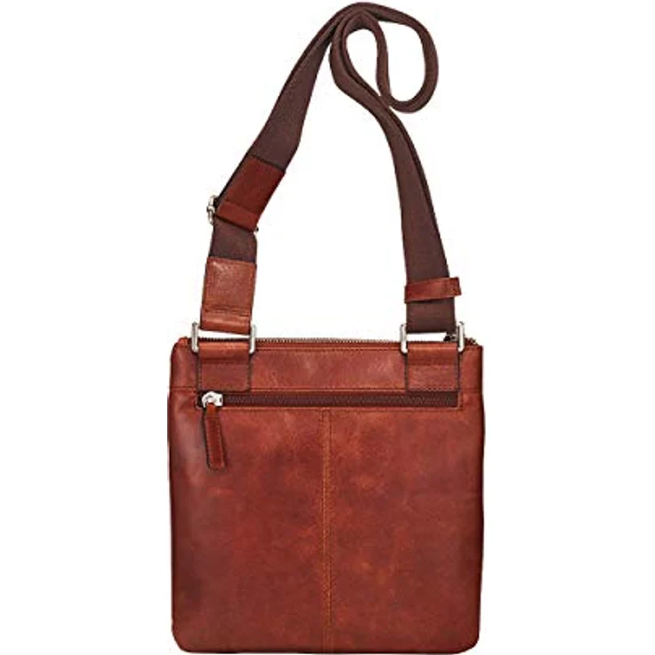 Picard Beuteltasche Buddy, hochwertige Crossbody Bag aus Wasserbüffelleder, hellbraun, 24 x 3 x 25 cm – Bild 3