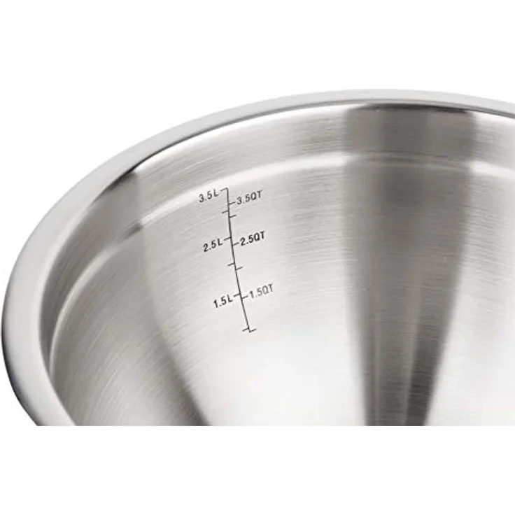 Barazzoni Bowl Edelstahl 18/10 ø24cm x H14,5cm C/COP, 18/10-Silikon, Durchmesser 24cm – Bild 2