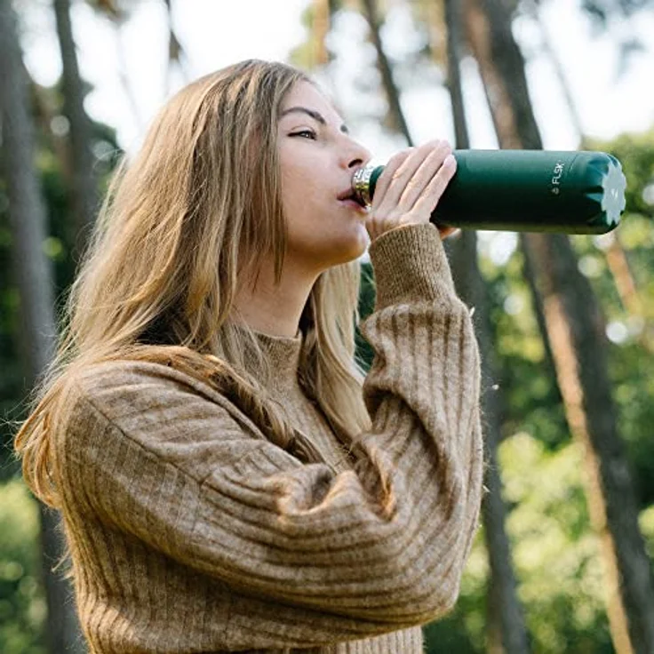 FLSK Das Original New Edition Edelstahl Trinkflasche – Kohlensäure geeignet | Die Isolierflasche hält 18 Stunden heiß und 24 Stunden kalt | ohne BPA und rostfrei – Bild 4