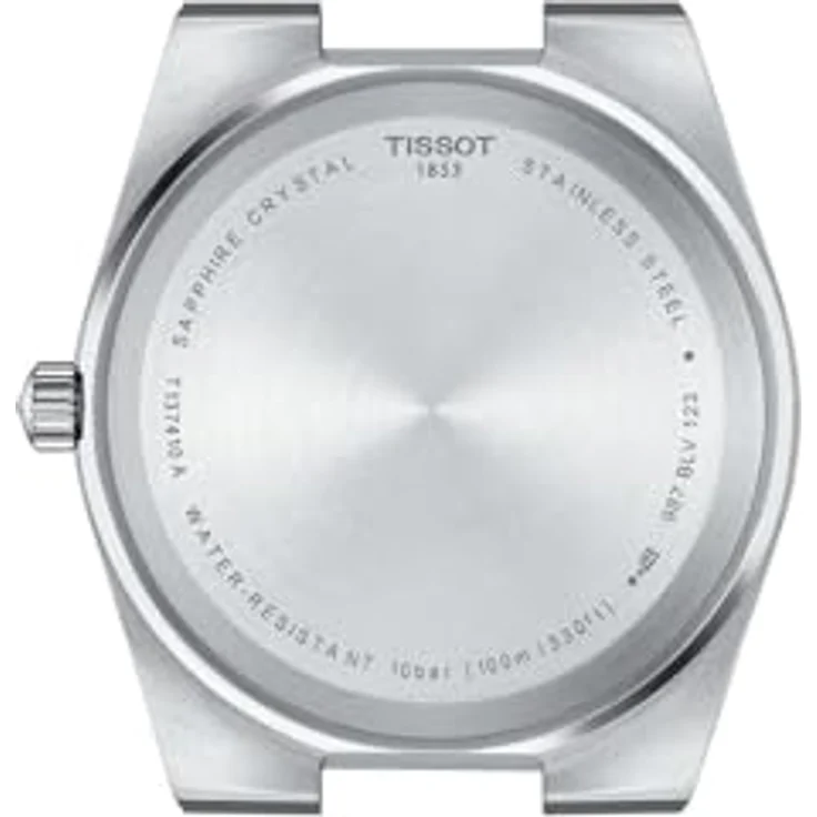 Tissot PRX T137.410.11.041.00, Herren-Armbanduhr mit blauem Ziffernblatt, Edelstahlgehäuse Ø 40mm, Quarz-Uhrwerk, Saphirglas, 10 bar wasserdicht – Bild 3