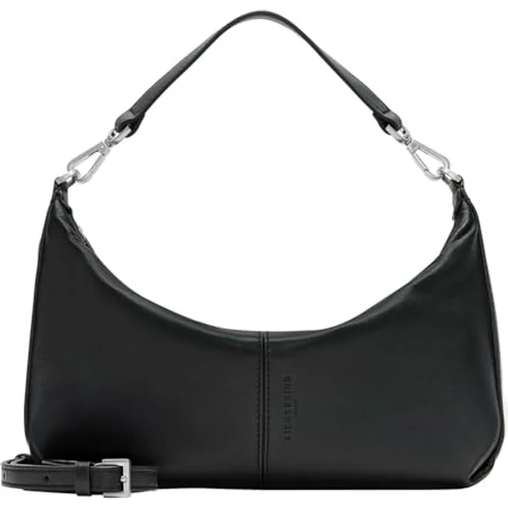 Liebeskind Berlin PARIS, elegante Schultertasche aus weichem Lammleder, schwarz