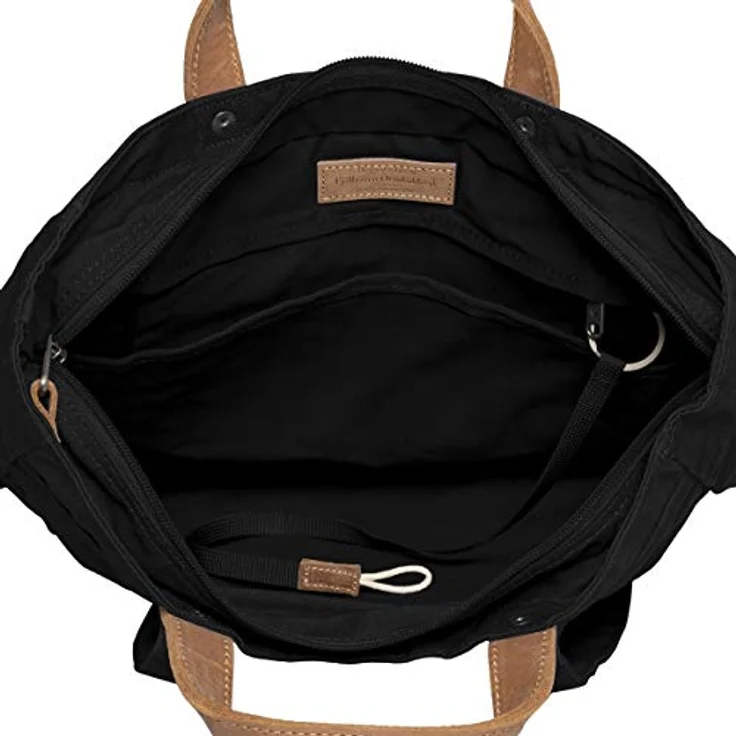 Fjällräven Totepack No. 1, Umhängetasche M 39 cm aus G-1000® HeavyDuty Eco Material, schwarz – Bild 3