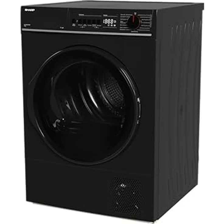 Sharp KD-PRO0S7GBD-DE Wärmepumpentrockner 10 kg, WiFi, mit Sensortrocknung und automatischem Knitterschutz, Edelstahl/Glas-Tür – Bild 5