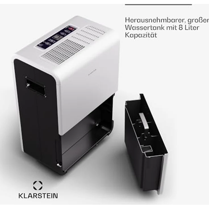 Klarstein Luftentfeuchter Elektrisch bis 50m2, Smart Luftentfeuchter für Wohnung, Bad & Keller, Luft-Entfeuchter Leise, Elektrischer Dehumidifier mit WLAN IoT App, Bautrockner mit 55 L Kapazität – Bild 5
